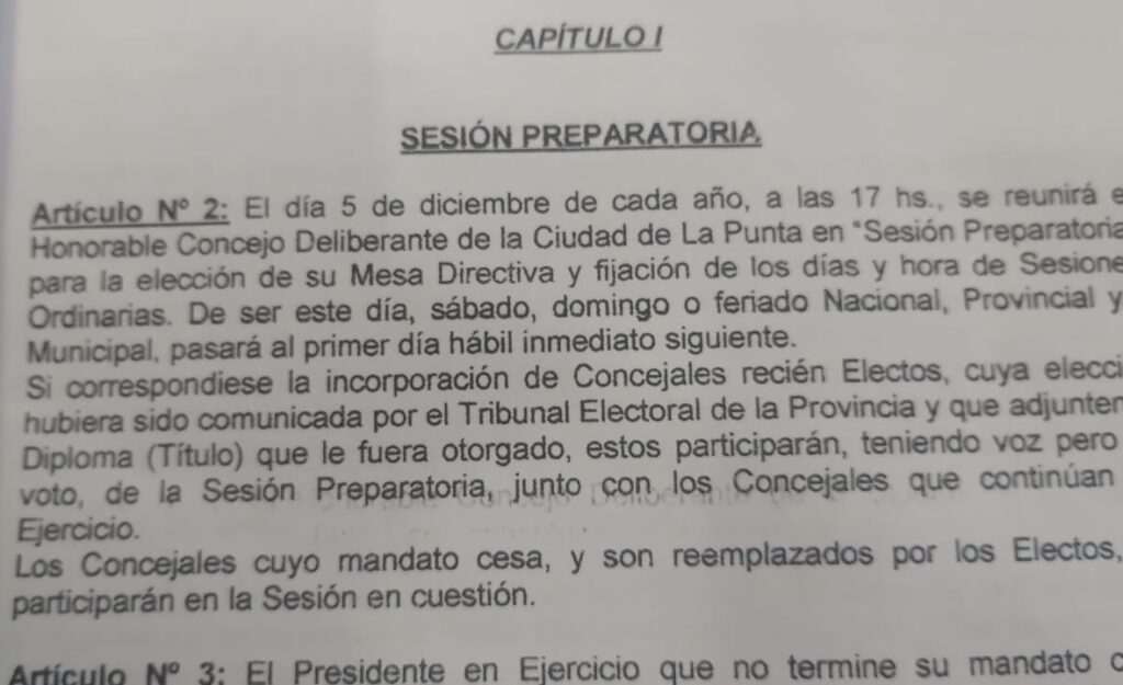 34481774-5f0f-4a40-a393-c1c1aafc936a-e1765224735577-1024x625 Libre interpretación y papelón institucional: el reglamento como excusa para no trabajar en La Punta
